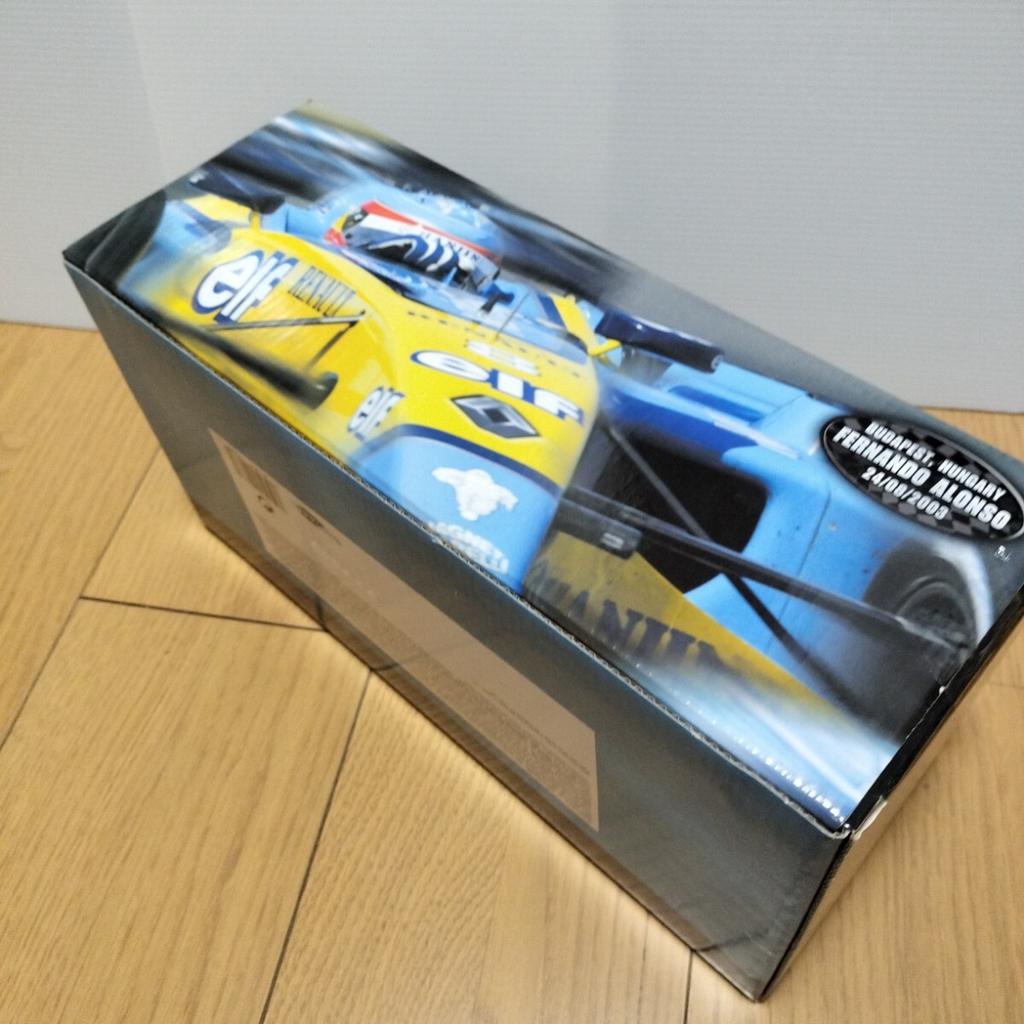 Hot Wheels F1 ФЕРНАНДО АЛОНСО 2003 Металлическая модель автомобиля Алонсо Рено Хот Вилс [1/18 RENAULT]
