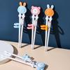 Beginner Kids Chopsticks Easy Use Children Learning Chopsticks Cute Cartoon Fun Learning Helper Child Tableware Chopstick