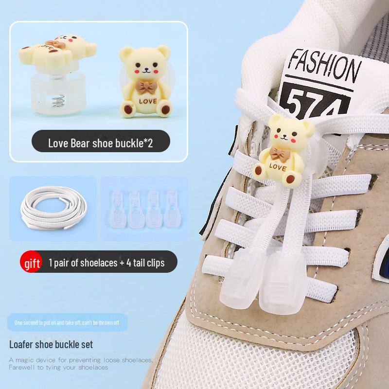 Детская пряжка для обуви без завязок с рисунком из мультфильма - декоративная застежка-пружинка