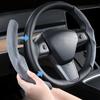 Для Tesla Руль Чехол Модель 3/Y Замша Углеродное волокно Ультратонкий Пот Впитывающий Специальный Руль Автомобильные Аксессуары