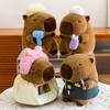 Creative Hairdresser Capybara Plush Toy Perm Shampoo Hair Dryer Kapi Doll Children's Doll