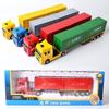Double-layer Transport Alloy Truck Simulation Container Model Toys for Boys Birthday Gifts