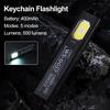 D057 Портативный светодиодный фонарик с USB-C зарядкой, COB-фонарь для ремонтных работ с клипсой для ручки, наружное освещение, аварийное освещение
