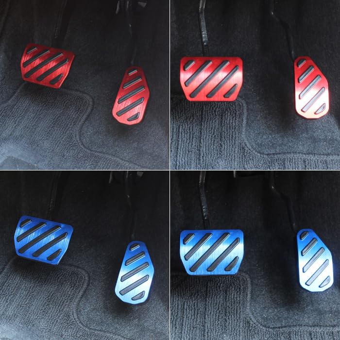 Алюминиевый комплект накладок на педали Rise Rocky Taft Move Move Canvas Mira Ys Tanto Daihatsu Совместимость с Toyota Совместимость с легковыми автомобилями Легковой автомобиль Резина Без инструментов