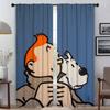 Теневые Приключения ТинтинаS Шторы для гостиной Штора для комнаты 2 панели Хэллоуин украшение Домашний интерьер Шторы Ребенок
