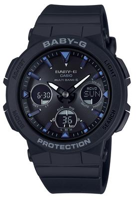 Casio BEACH TRAVELER Солнечные часы Черные Радиоуправляемые BGA-2500-1AJF Женские
