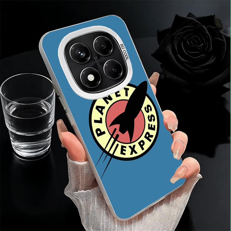 Futurama Planet Express Soft Phone Case for Xiaomi Redmi Note 13 14 15 Pro Plus 12S 12 11S 11 11T 10S 10 Shockproof Cover Back S