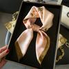 70Cm Simulated Silk Scarf Headscarf Women'S Spring And Summer Printing Small Square Scarf Neck Protection Scarf Professional Scarf Scarf Scarf