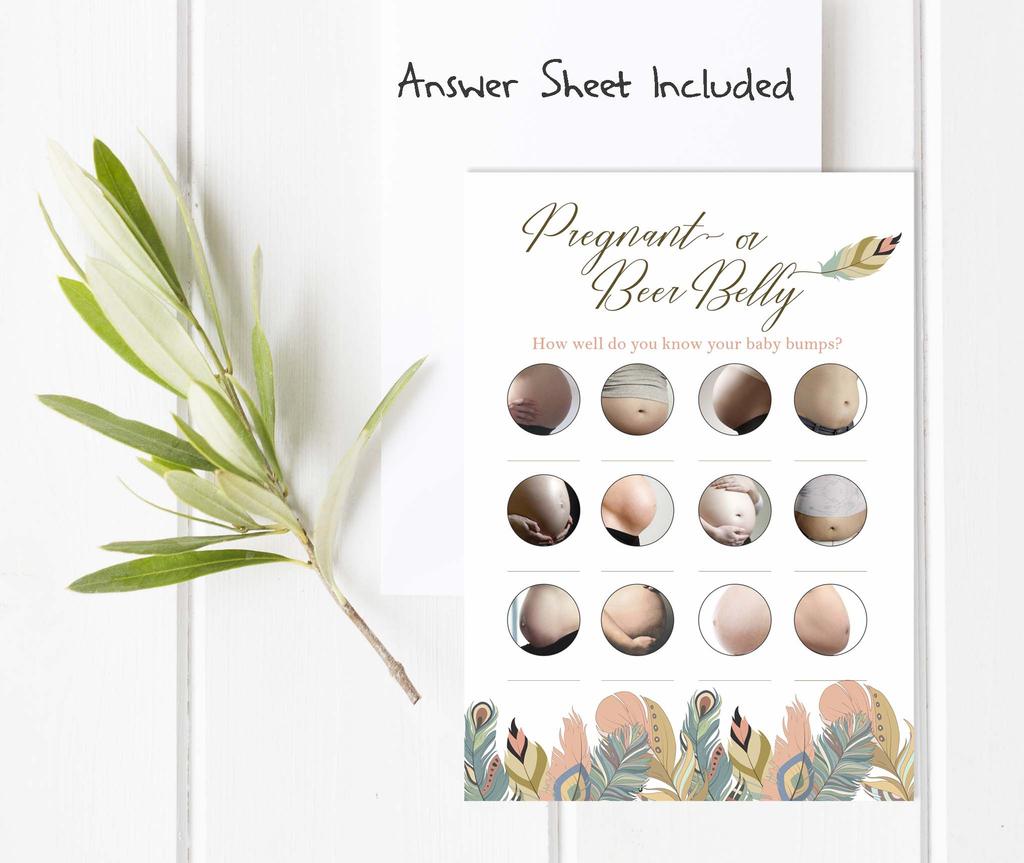 Inkdotpot Игры для беременных или пивных животов Товары для вечеринок Карточки с заданиями Идеи игр для детского душа Гендерно-нейтральные игры Это мальчик или