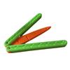 Carrot Knife Foldable Cute Stress Relief Portable High Safety Durable Plastic 3D Printing Knife Toy