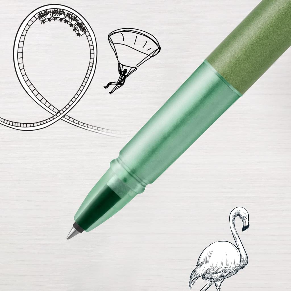 Parker Вектор XL Металлический Зеленый CT Шариковая Ручка Средний Подарок Официально Номер Продукта 2159782Z Ручка, Наконечник, На Водной Основе, В Коробке, Импортный,