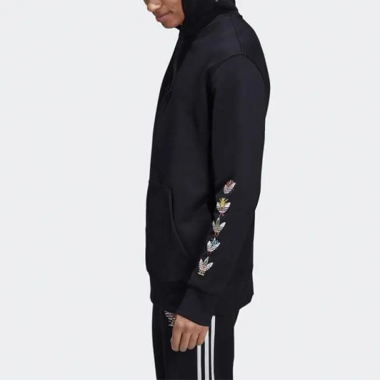 Adidas Originals Sweatshirts Men's Black Hooded Moderate Regular (Unisex) Sweatshirts DV2031