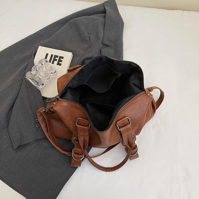 Женская сумка, большая вместительная сумка-тоут, мягкая кожаная сумка через плечо