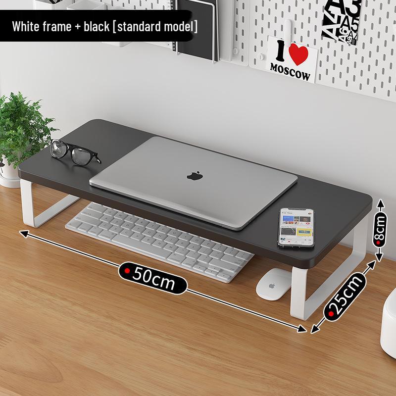 Деревянная настольная подставка-органайзер для ноутбука/монитора