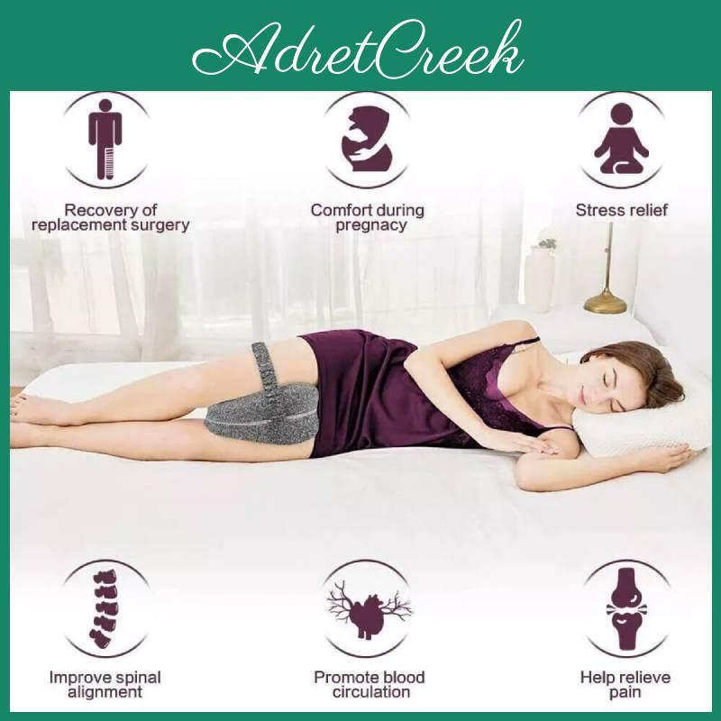 Heart-shaped Memory Foam Leg Pillow For Better Sleep And Improved Posture With Hollow-out Pattern
