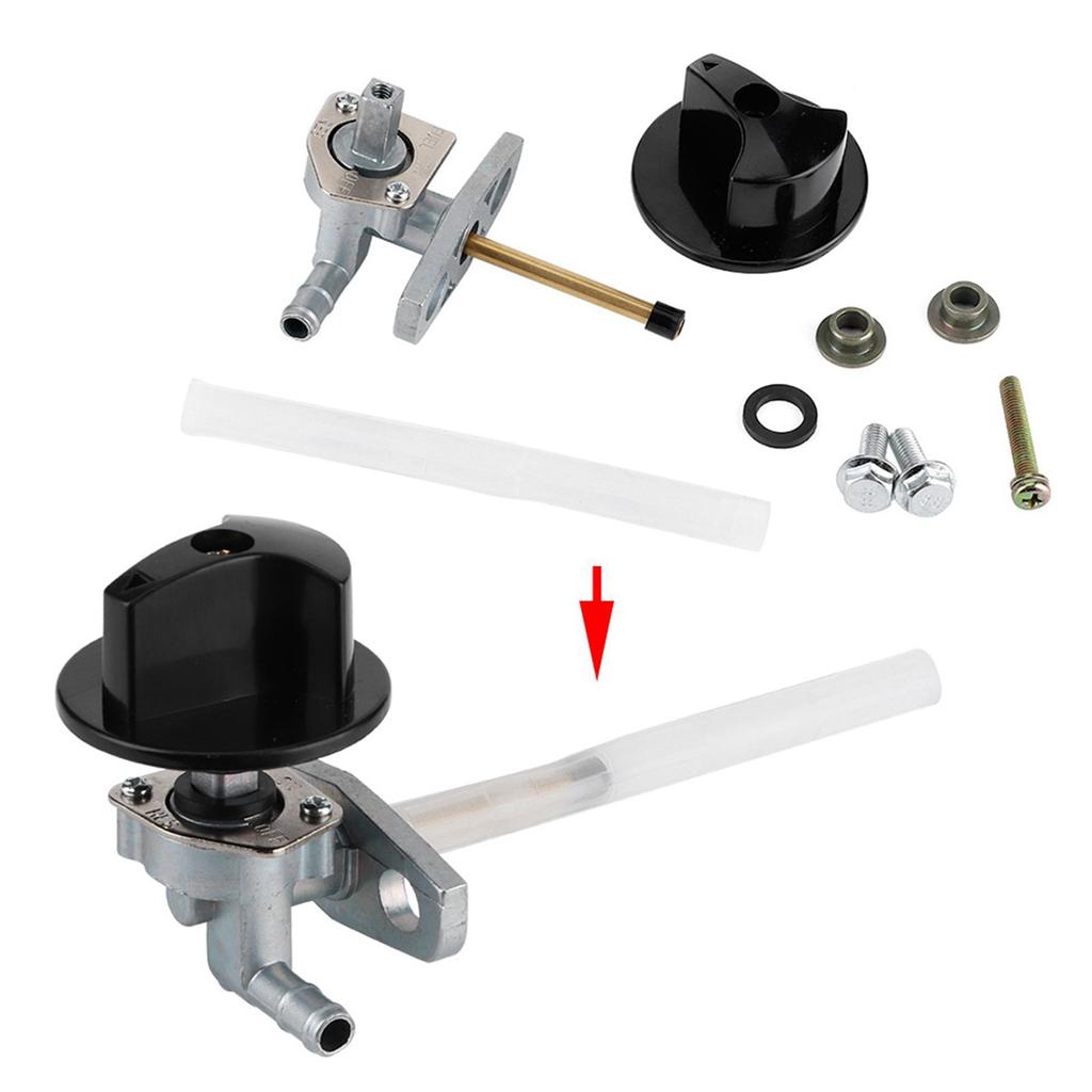 Топливный бак Петкок Кран Вкл Выкл Клапан с крышкой Подходит для HONDA TRX400X TRX 400EX 0914