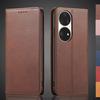 Магнитное притяжение Кожаный чехол для Huawei P50 Pro / P 50 P50e Кобура Чехол-книжка Чехол Кошелек Сумки для телефона Fundas Coque