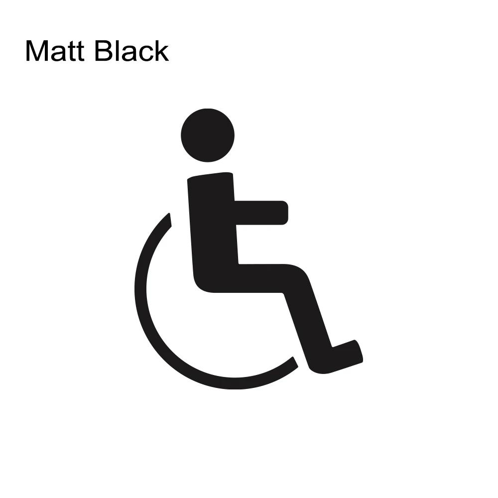 PVC Disabled On Board Car Wheelchair Sign Sticker Windshield Window Waterproof And Scratch Resistant Decals Styling Decoration