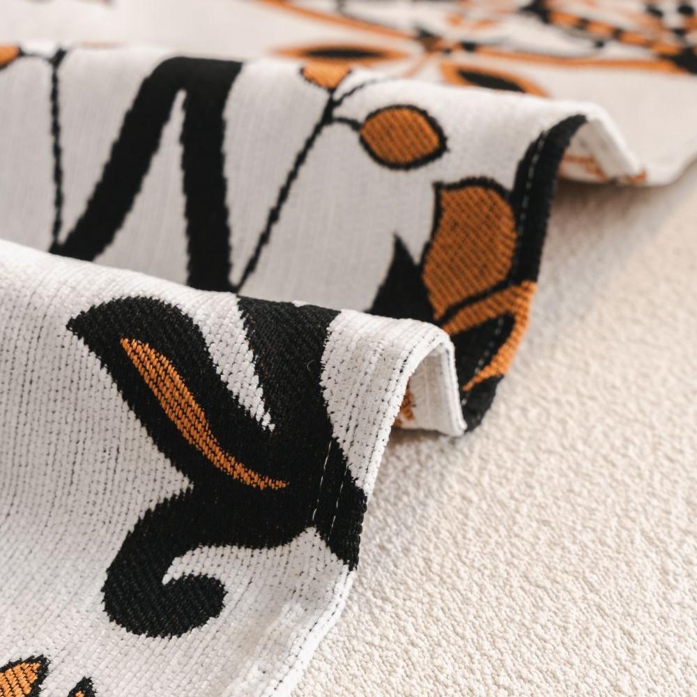 Главная Шениль Этнический Стиль Цветок Диван Коврик Пледы Летний Кемпинг Пикник Одеяло Чехол Диван Чехол