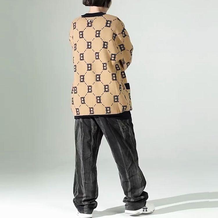 Новые свитеры MLB Boston Red Sox Унисекс Бежевый Желтый 3AKCM0224-43BGS