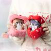 Love Square Mofusand Gift Box For Cats Soft Animal Plush For Kids Room Ornament