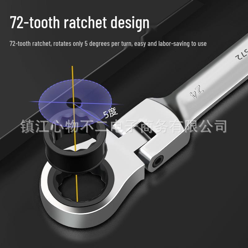 Набор трещоточных ключей из 6 штук, лидер продаж - Регулируемые ключи разных размеров двойного назначения для авторемонта