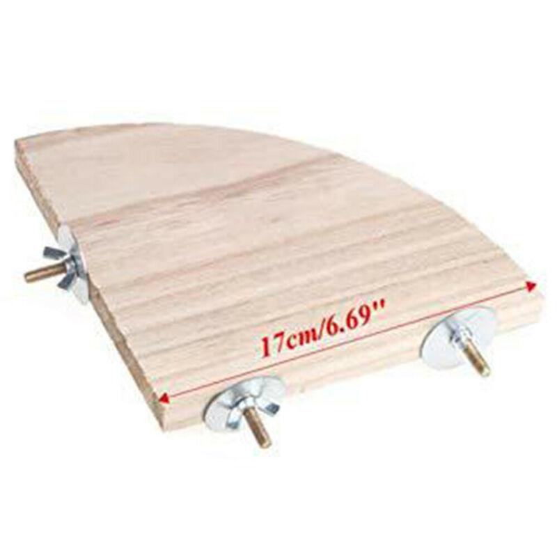 Деревянные мини-жесты на платформе с круглой педалью, клетка для попугая, птица, волнистый попугайчик, игрушка, стопорная доска