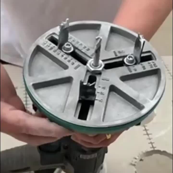 Adjustable Hole Saw Cutter - Tap Extractors for Wood, Plastic, Drywall,Woodworking Tool with Center Drill,Versatile 1.7"-5" Diameter Drill Bit