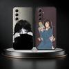 Игровой чехол M-Mouthwashing Anya для Samsung Galaxy A73,21,22,32,71,53,52,51,80,5G Мягкий черный чехол