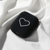 Защитный чехол Пыленепроницаемый жесткий роскошный матовый Love Heart Bluetooth-совместимые наушники с защитой от падения ПК Защитный чехол для AirPods 1/2