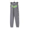 American high street trendy brand Sp5der letter star printed hoodie for men and women of the same sweater pants set wholesale