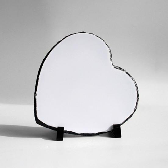 Сублимационный сланец Теплопередача Камень Фоторамка с Подставкой Термо