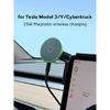 Для Tesla Model Y Launch 2025 Model 3 HIGHLAND 2024 Cybertruck BYD Автомобильный держатель для телефона 15 Вт Магнитное беспроводное зарядное устройство Magsafe