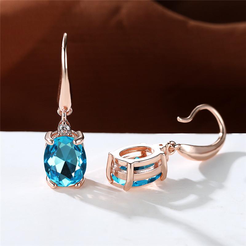 1 пара серег-крючков желтого золота овальной огранки с желтым камнем, обручальное кольцо, висячие серьги для женщин