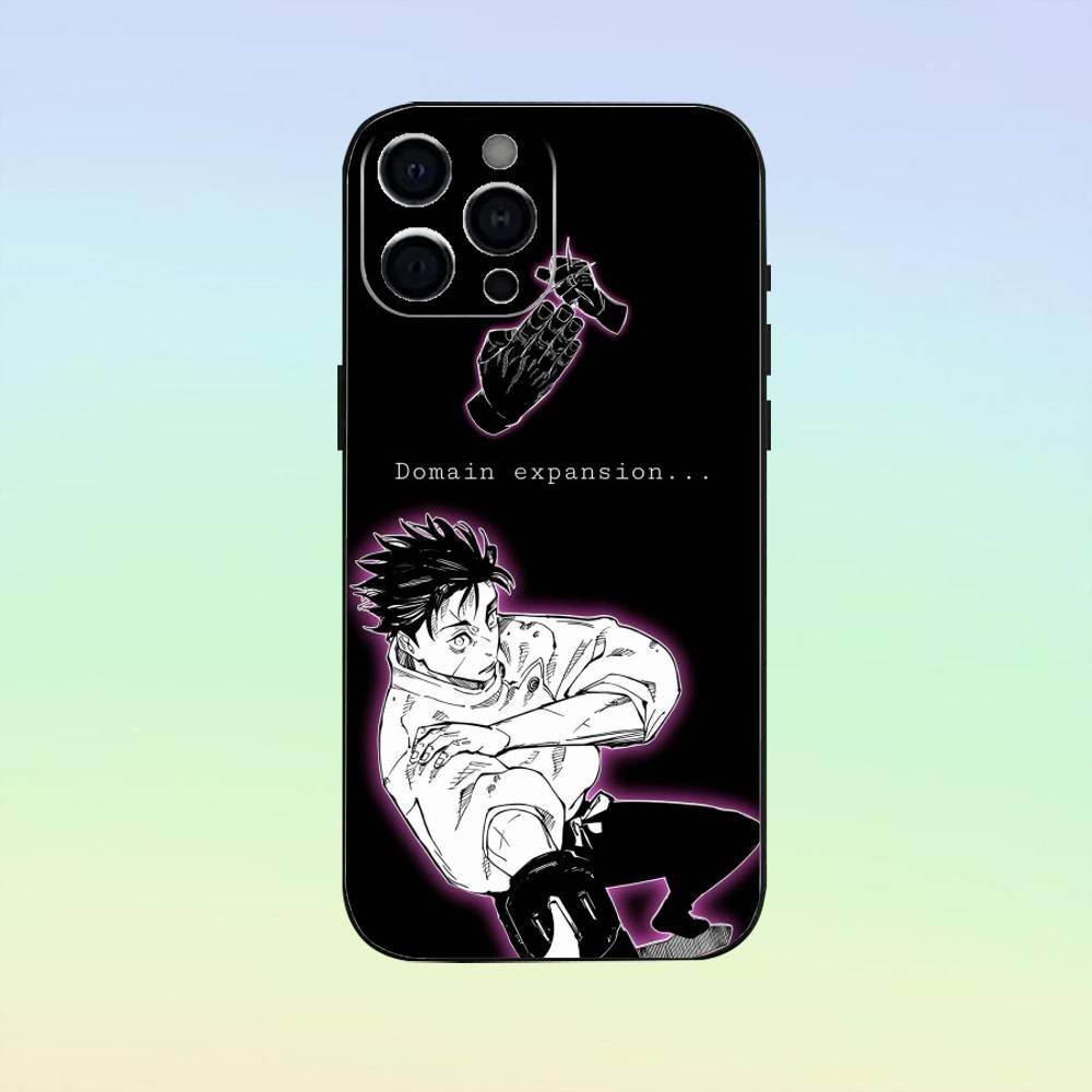 Чехол для телефона Okkotsu Yuta Jujutsu K-Kaisen Для iPhone 17,16,15,14,13,12,11, Мягкий силиконовый черный чехол