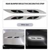 Car Styling Trunk Bumper Warning Safety Sticker Reflective Strip For Lexus RX350 IS250 CT200h ES250 ES300h NX300h IS200 GS300