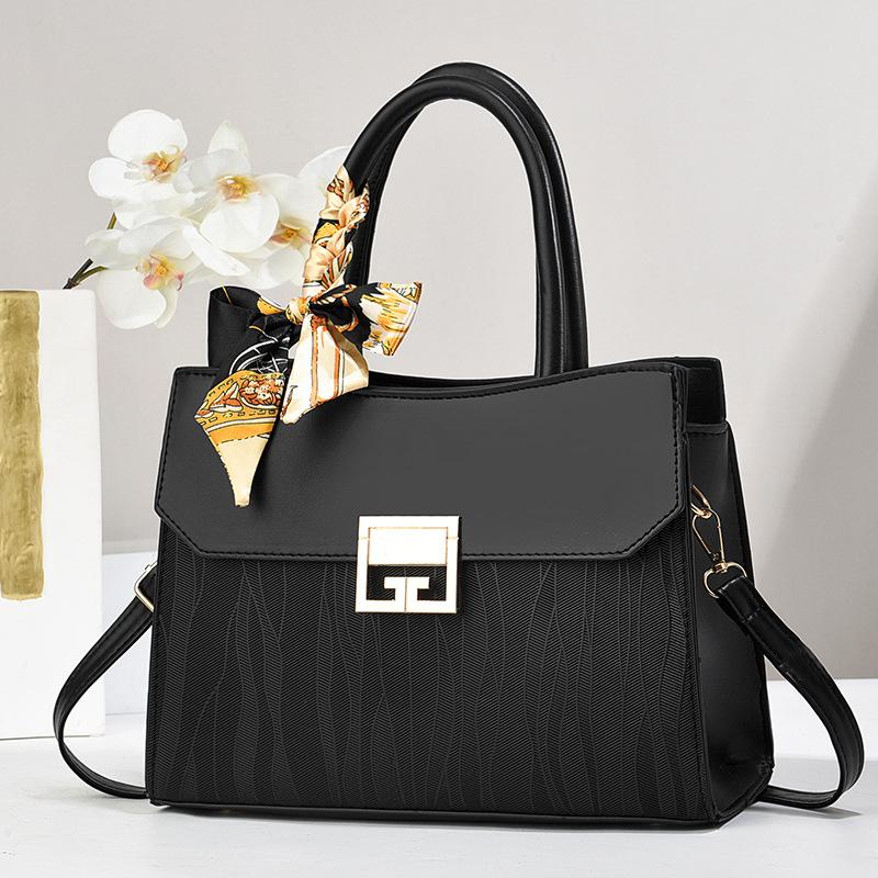 WTEMPO Женские сумки на молнии, вместительные сумки через плечо, однотонные, простые, вышитые, универсальные сумки-мессенджеры