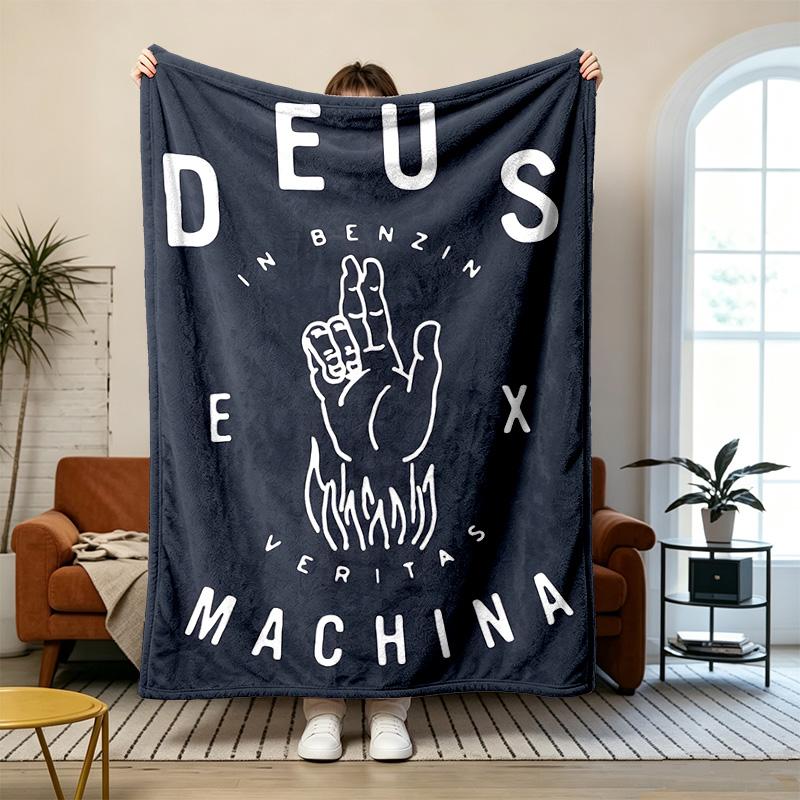 Deus Ex Machina Brand Soft and comfortable flannel Suitable for sofas living rooms outdoor camping travel and also makes a great anniversary gif
