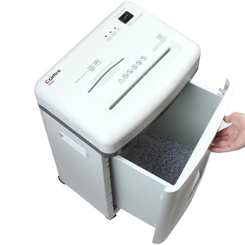 COMIX S350 22L P-5 Micro-Cut Paper Shredder CN plug (adapter included)