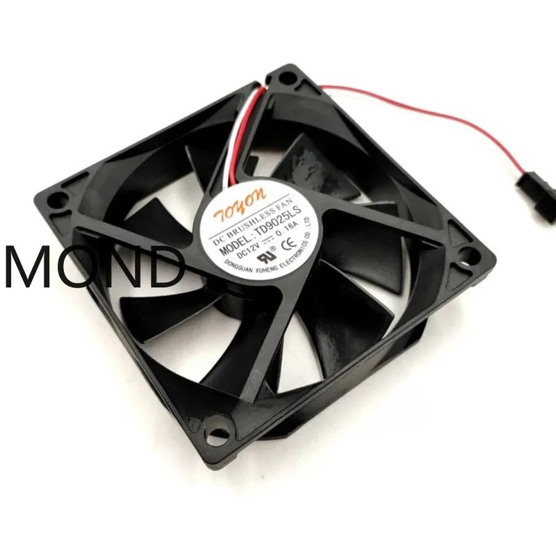 TONON TD9025LS High Air Hydraulic Silent CPU Power Supply Cooling Fan DC12V 0.16A 2 wire 9CM 9025 90x90x25MM New
