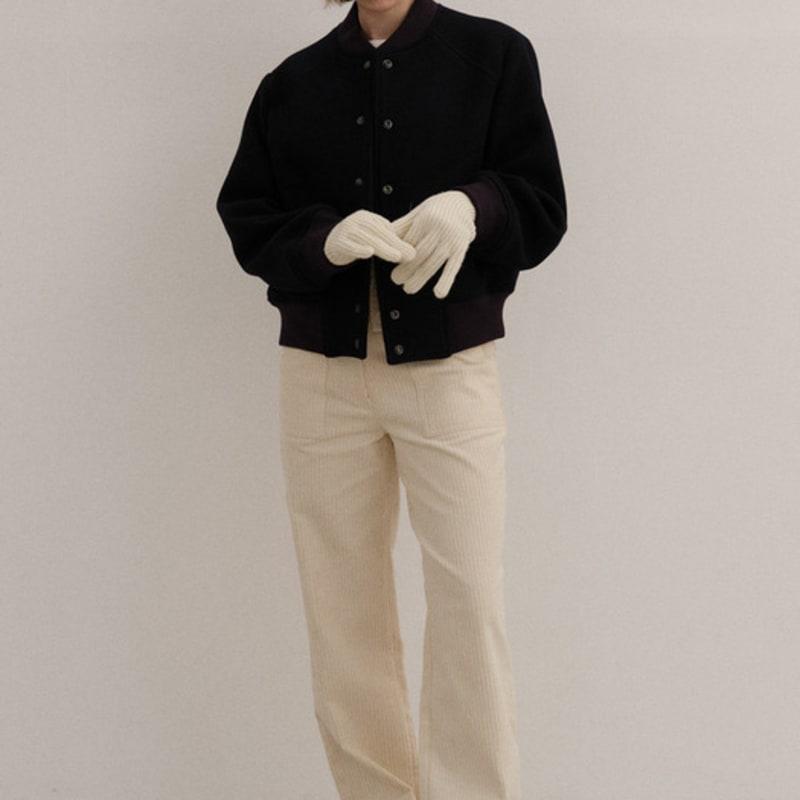 LOTE Шерстяная перчатка в рубчик (3colors)