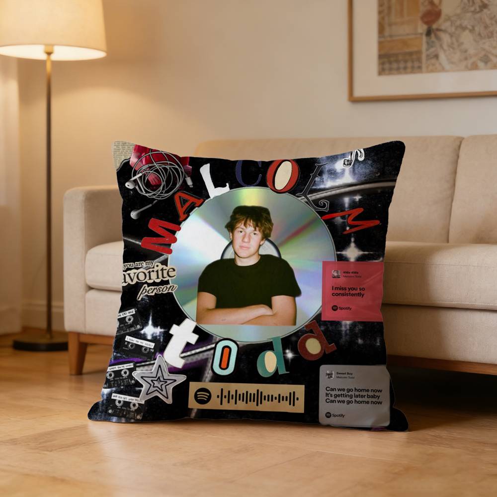 Singer M-Malcolm Todd Pillow Case Pattern Printed Pillowcase For Living Room Sofa Cushion Cover