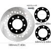 190 мм 7,48" задний тормозной диск ротор пластина для 32" оси 50 куб. см 70 куб. см 90 куб. см 110 куб. см 125 куб. см 150 куб. см Tao Tao Coolster Roketa Kazuma Baja китайский четырехколесный квадроцикл