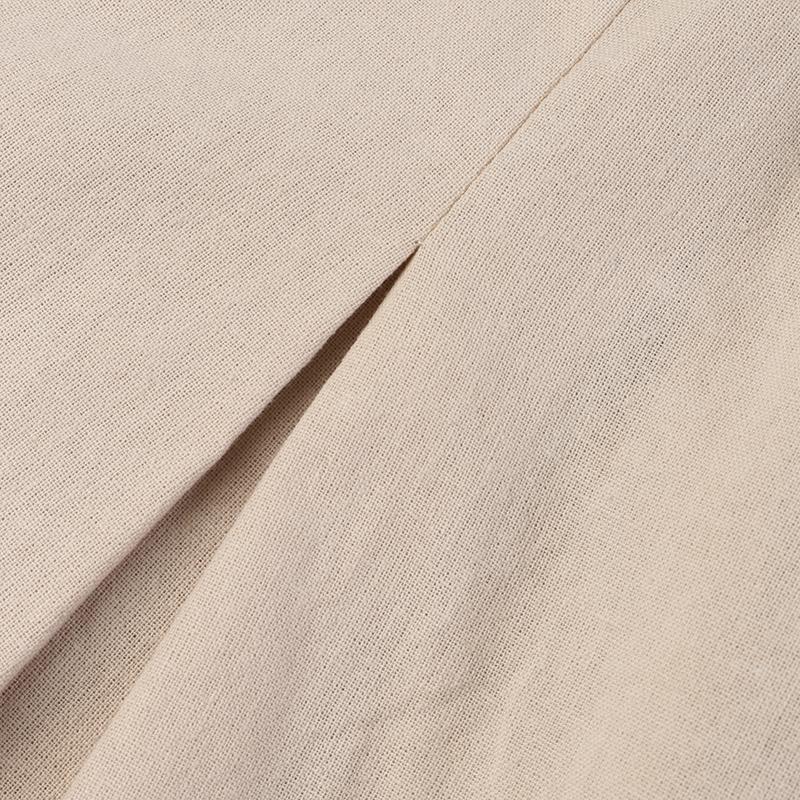 ZANZEA Женские летние хлопковые брюки, однотонные повседневные свободные шаровары с эластичной резинкой на талии