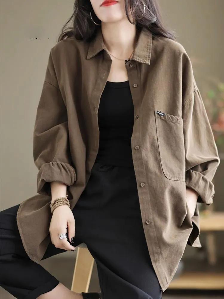 Весна 2025 Женский модный кардиган средней длины с длинным рукавом