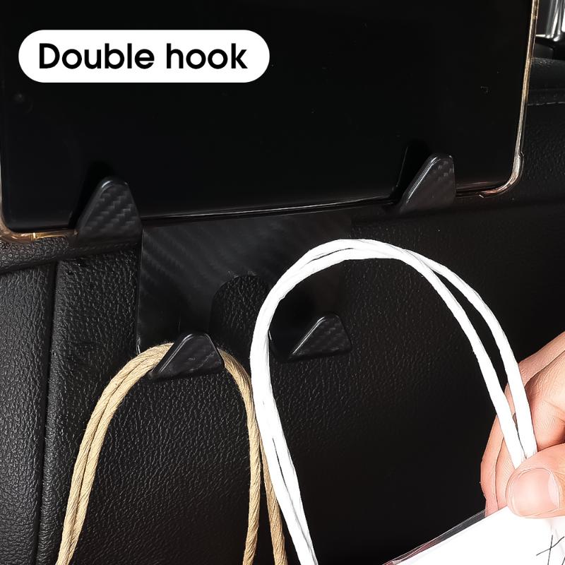 Car Holder Hooks Mobile Phone Holders Back Seat Item Hook Wire Organizer Brackets Interior Accessories Universal Automobile