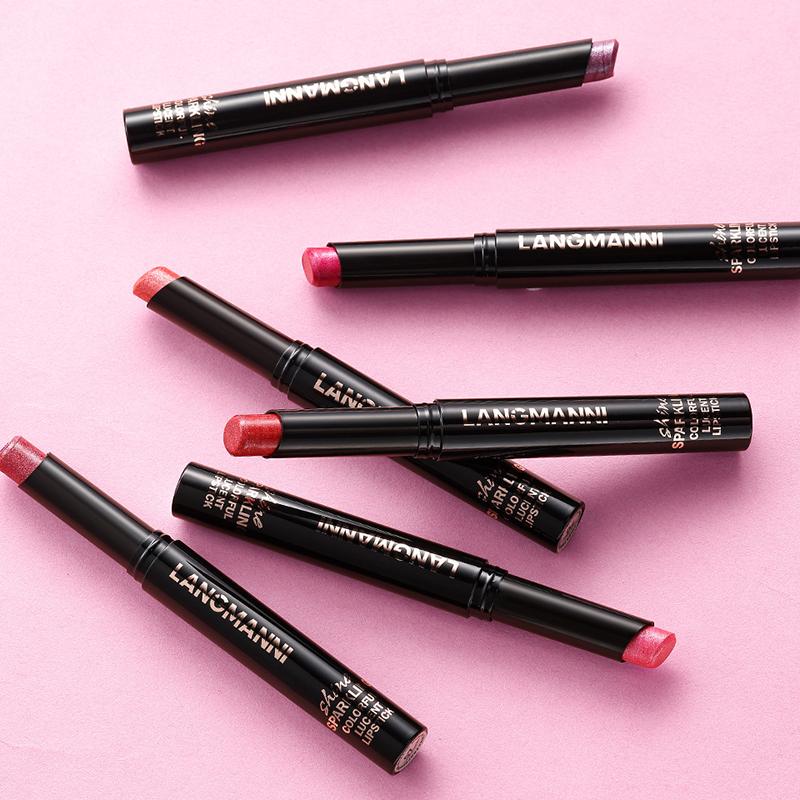 10-цветная губная помада с перламутровым блеском, увлажняющая нюдовая помада для губ, высокопигментированный, стойкий, антипригарный, бархатный блеск для губ в форме чашки, подарок на Рождество