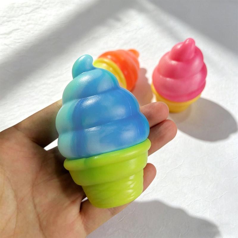 Сенсорные игрушки 'Мягкое мороженое' для снятия стресса, сжимаемые игрушки для детей и взрослых, игрушки-антистресс, сладости, украшение для комнаты