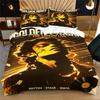 Pop Icon Michael Jackson Duvet Cover Set Cozy King Of Pop Stage Print Quilt Cover Set Fashion Legend Bedding Set Home Decor Gift