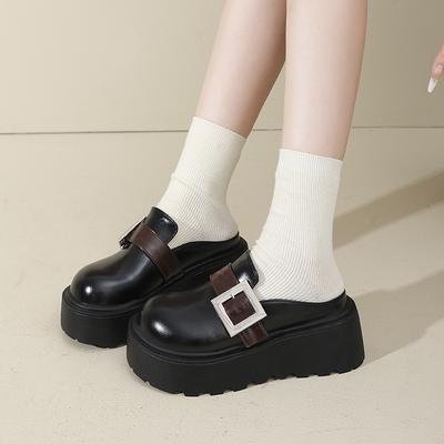 Модные женские туфли на высокой платформе, туфли на танкетке, блестящие туфли, женские повседневные кожаные кроссовки на толстой подошве, летние дышащие сетчатые тапочки